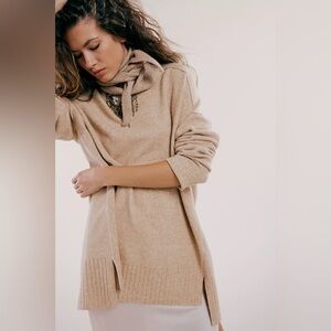 Free People Phoebe Oversized pullover , sz : XS